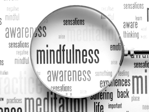 highlighting the importance of minfulness to help symptoms of plantar fasciitis