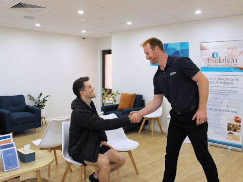 man seeking medical treatment to help with shingles virus