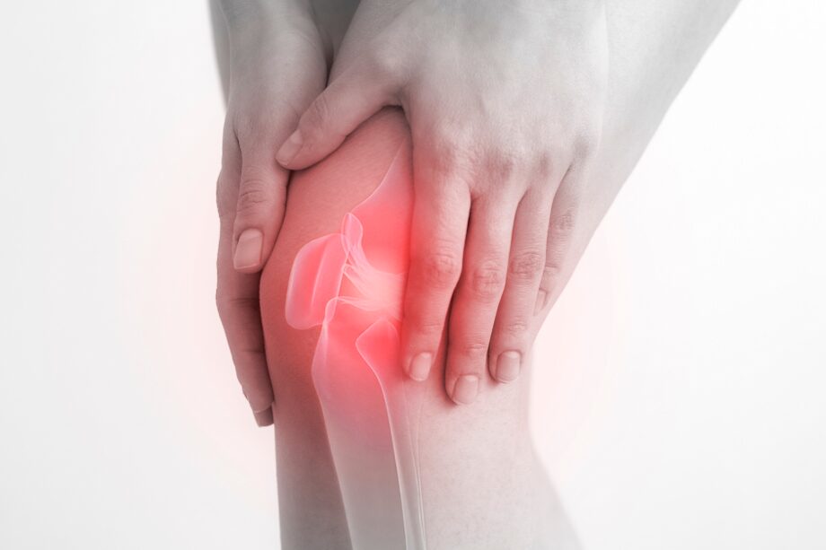 person suffering with joint pain due to rheumatoid arthritis